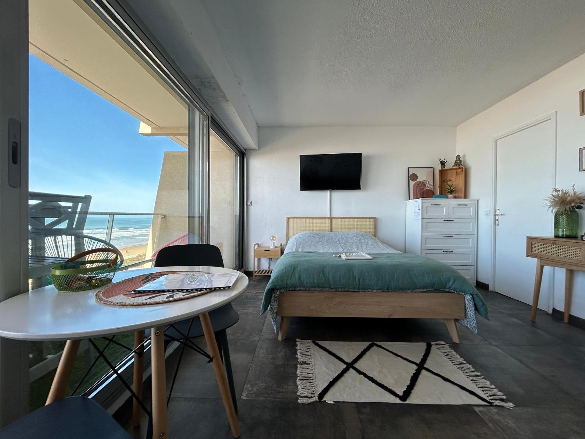 Appartement Superbe Vue A 180° Sur L'Ocean à Lacanau Extérieur photo