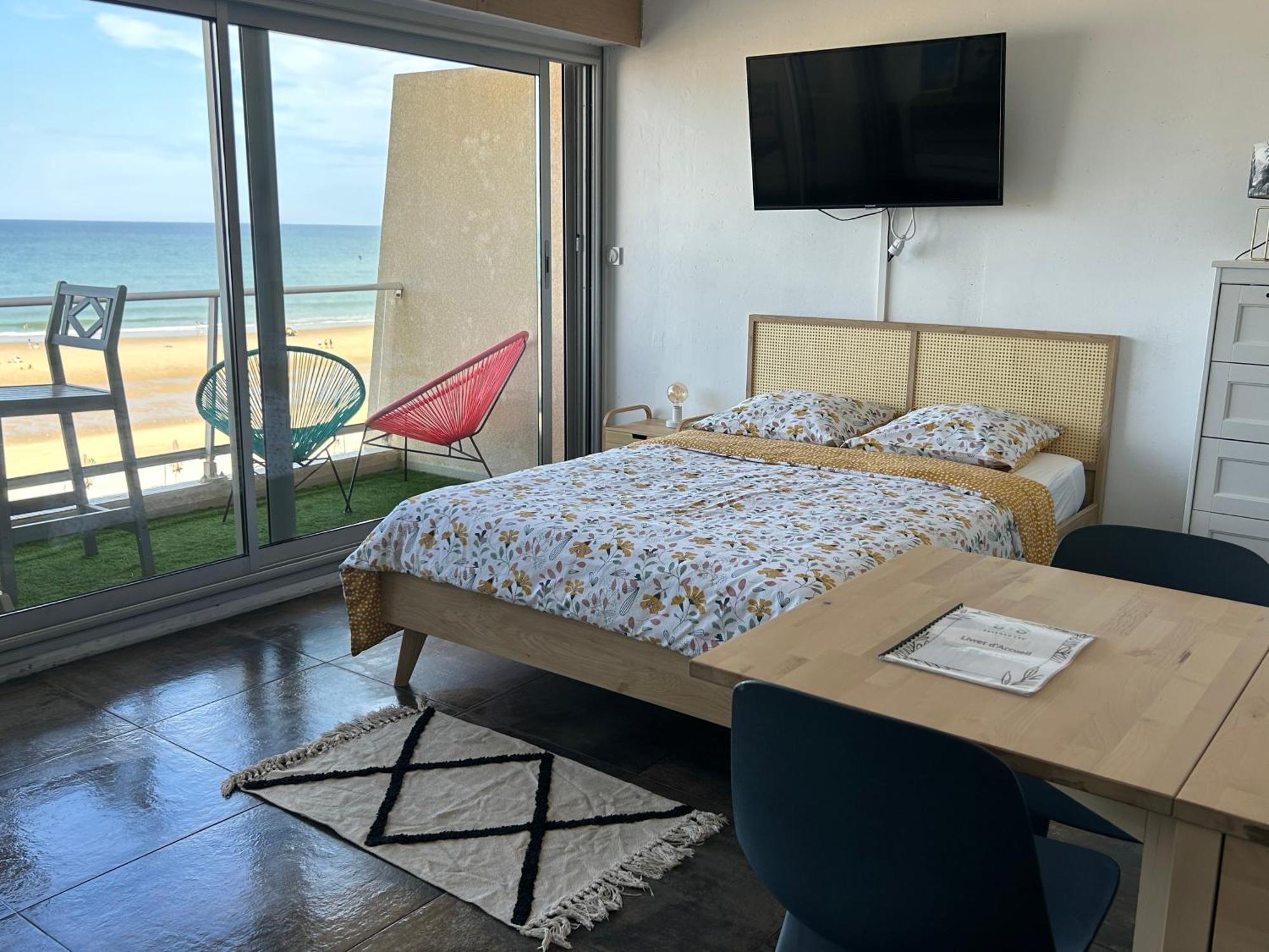 Appartement Superbe Vue A 180° Sur L'Ocean à Lacanau Extérieur photo